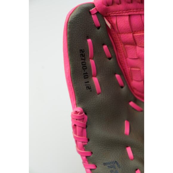 Franklin Pink & Grey CFS 22700 10.5 " Left Hand Softball Fielder Glove - Picture 2 of 8